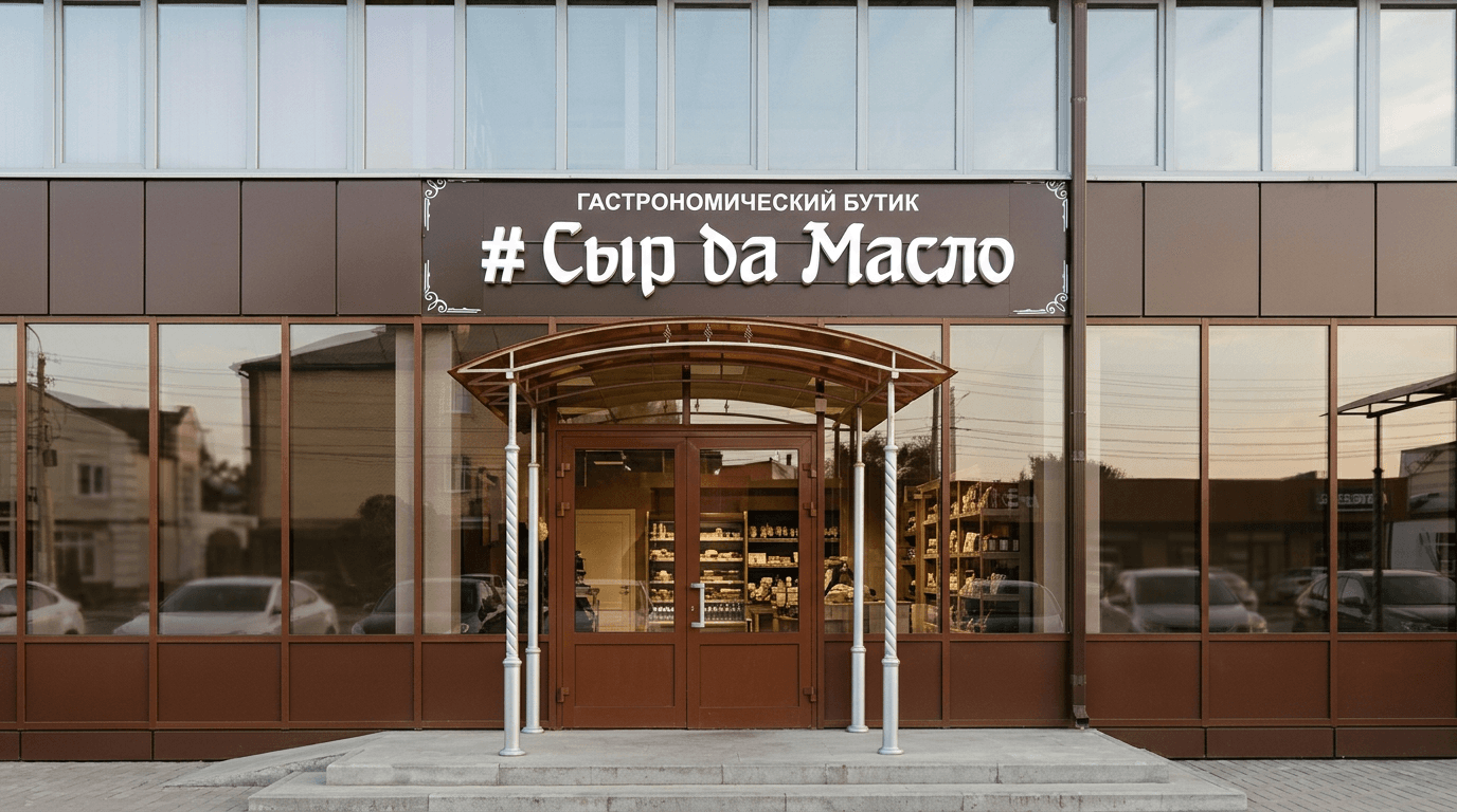 Проект Cheese: общий вид рекламной конструкции