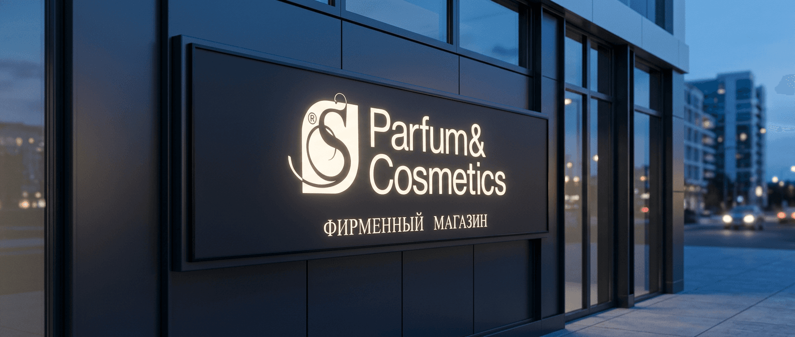 Световой короб на этапе изготовления