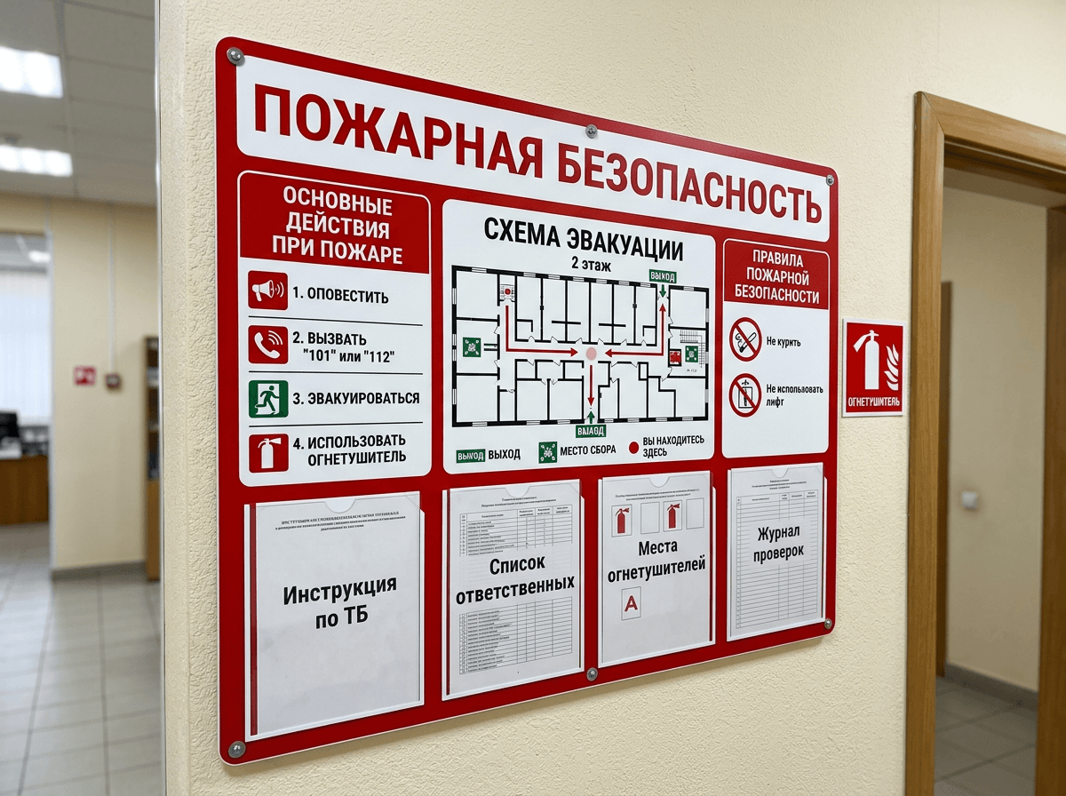 Пожарные стенды