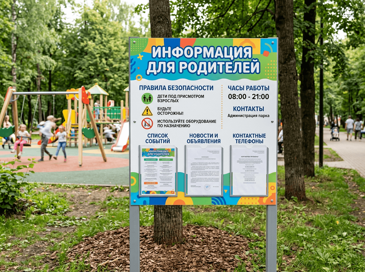 На детские площадки